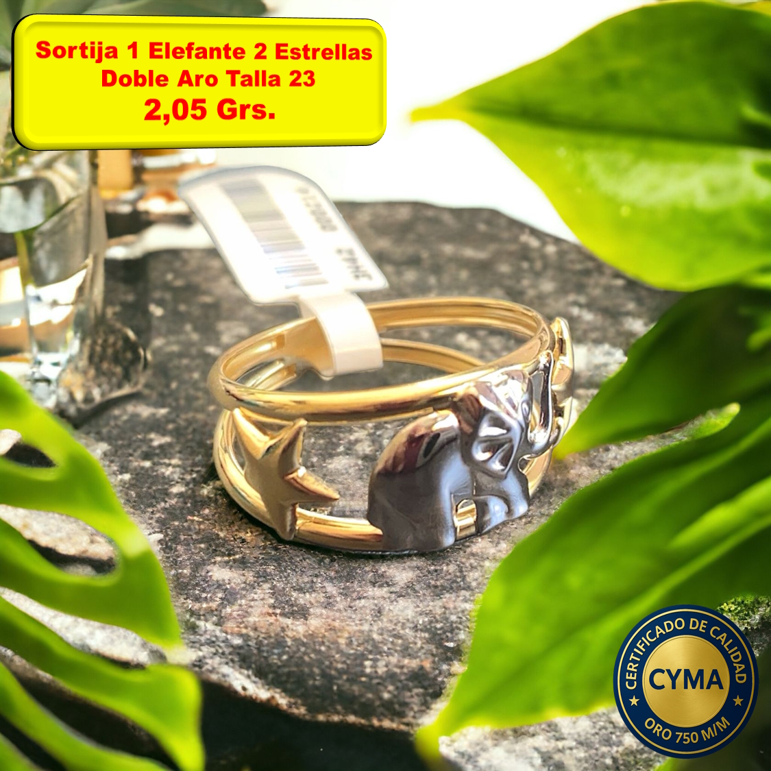 SORTIJA ELEFANTE
