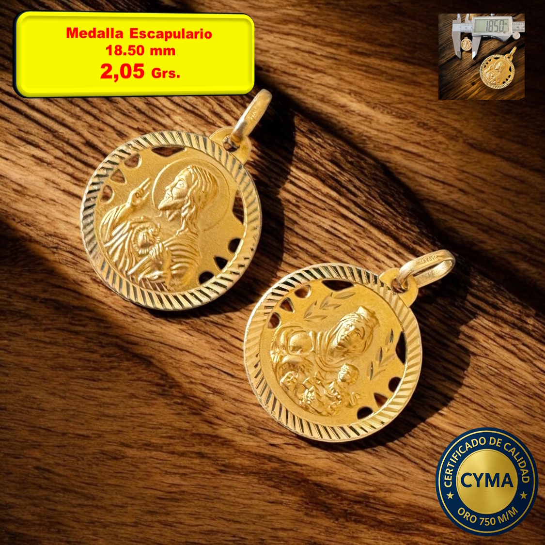 MEDALLA ESCAPULARIO