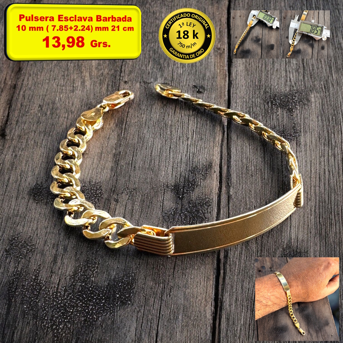 PULSERA BARBADA ESCLAVA