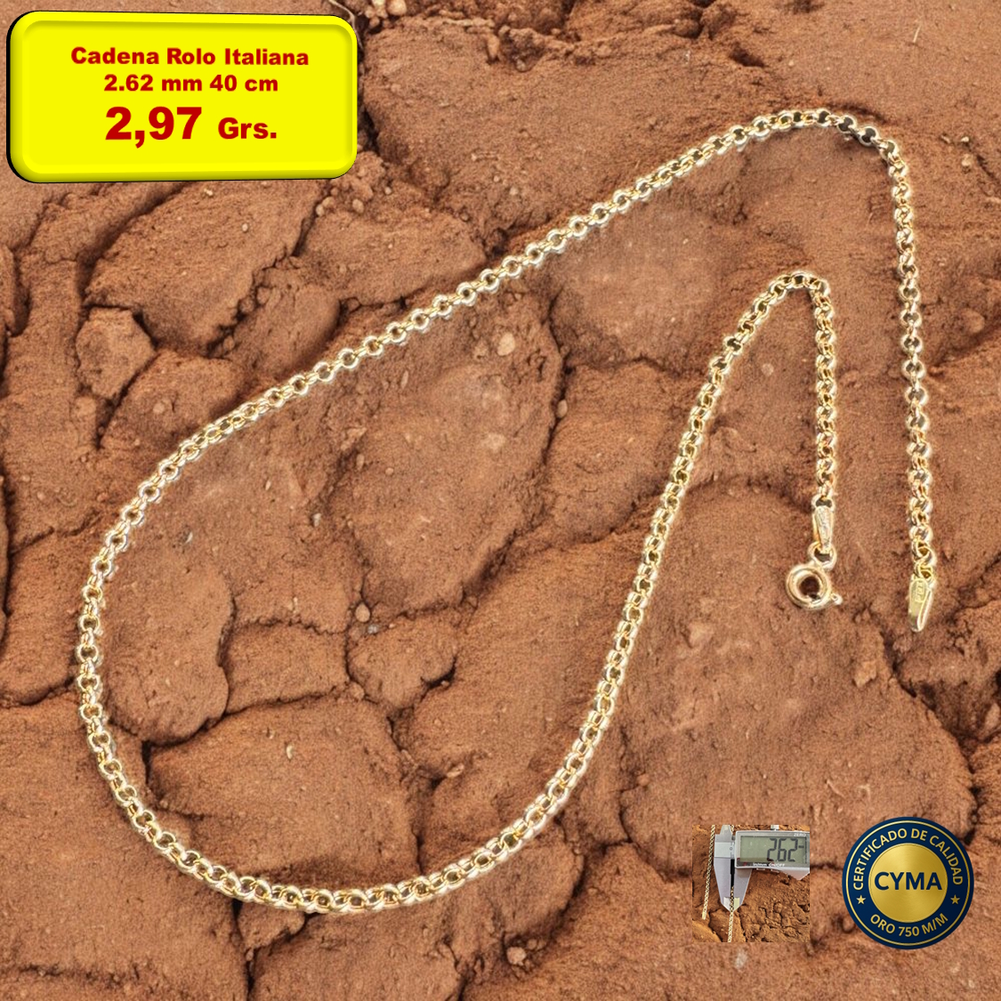 CADENA ROLO ITALIANA