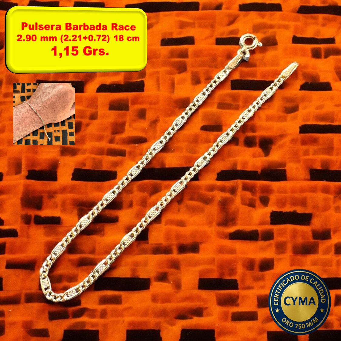 PULSERA BARBADA RACE