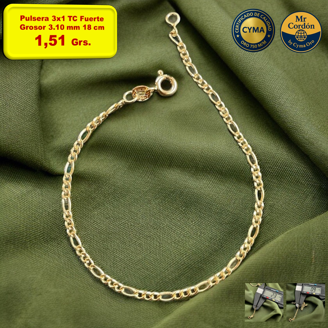 Pulsera  3X1 TC FUERTE