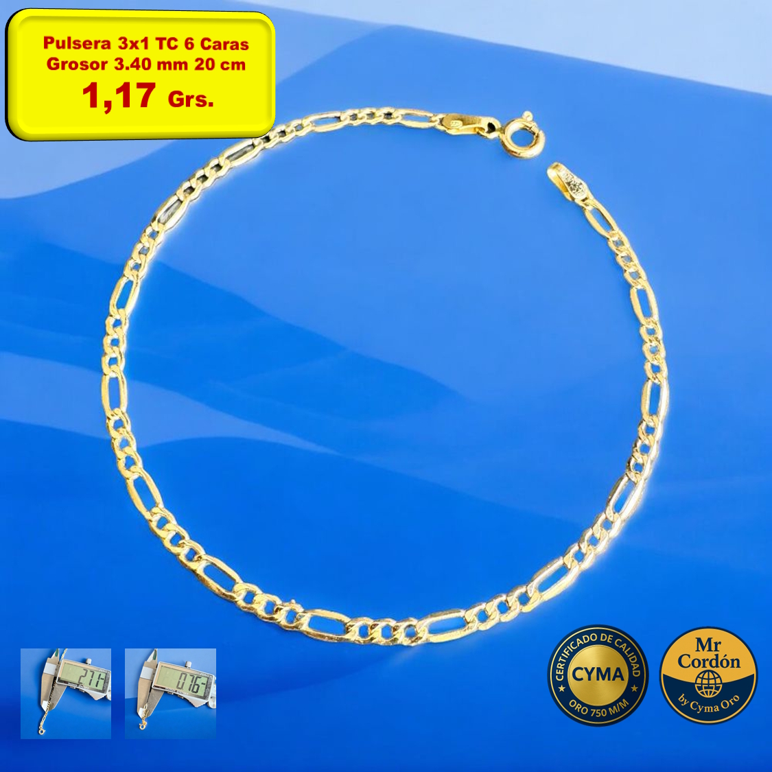 Pulsera  3X1 TC 6 CARAS