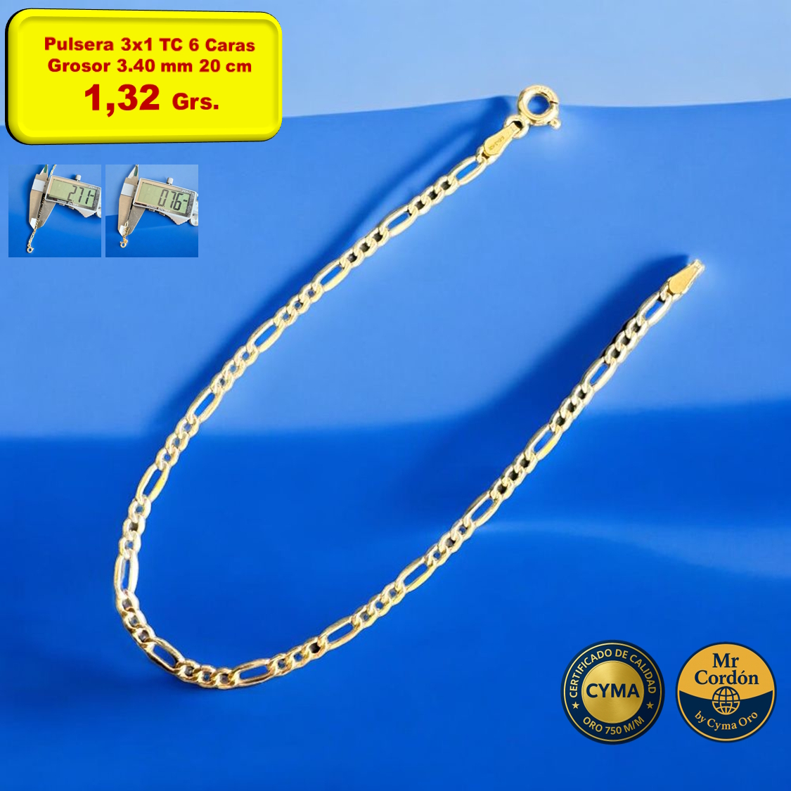 Pulsera  3X1 TC 6 CARAS