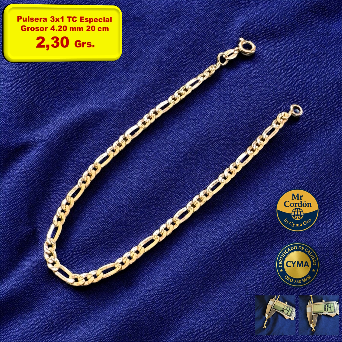 Pulsera 3X1 TC ESPECIAL