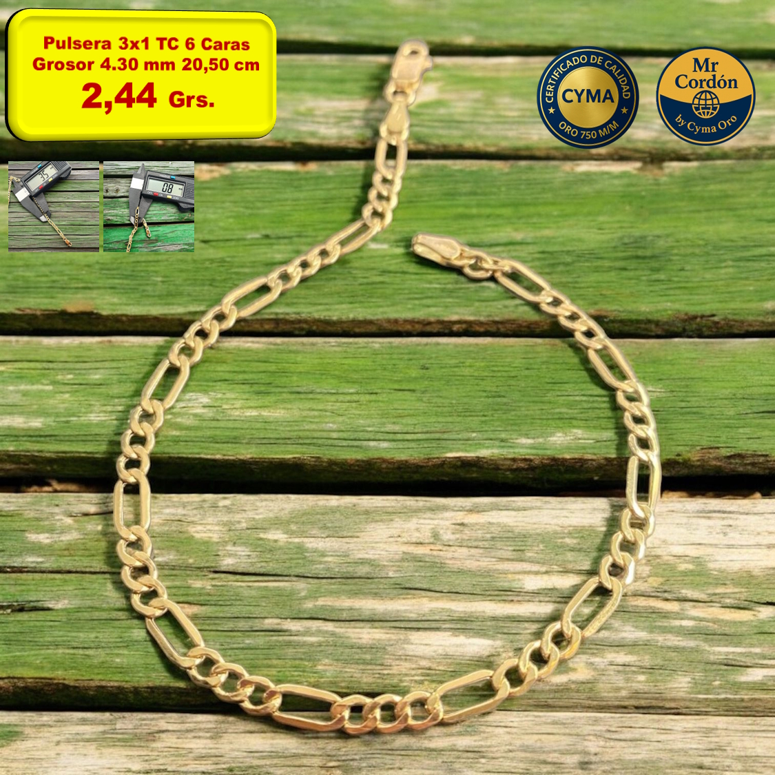 Pulsera  3X1 TC 6 CARAS