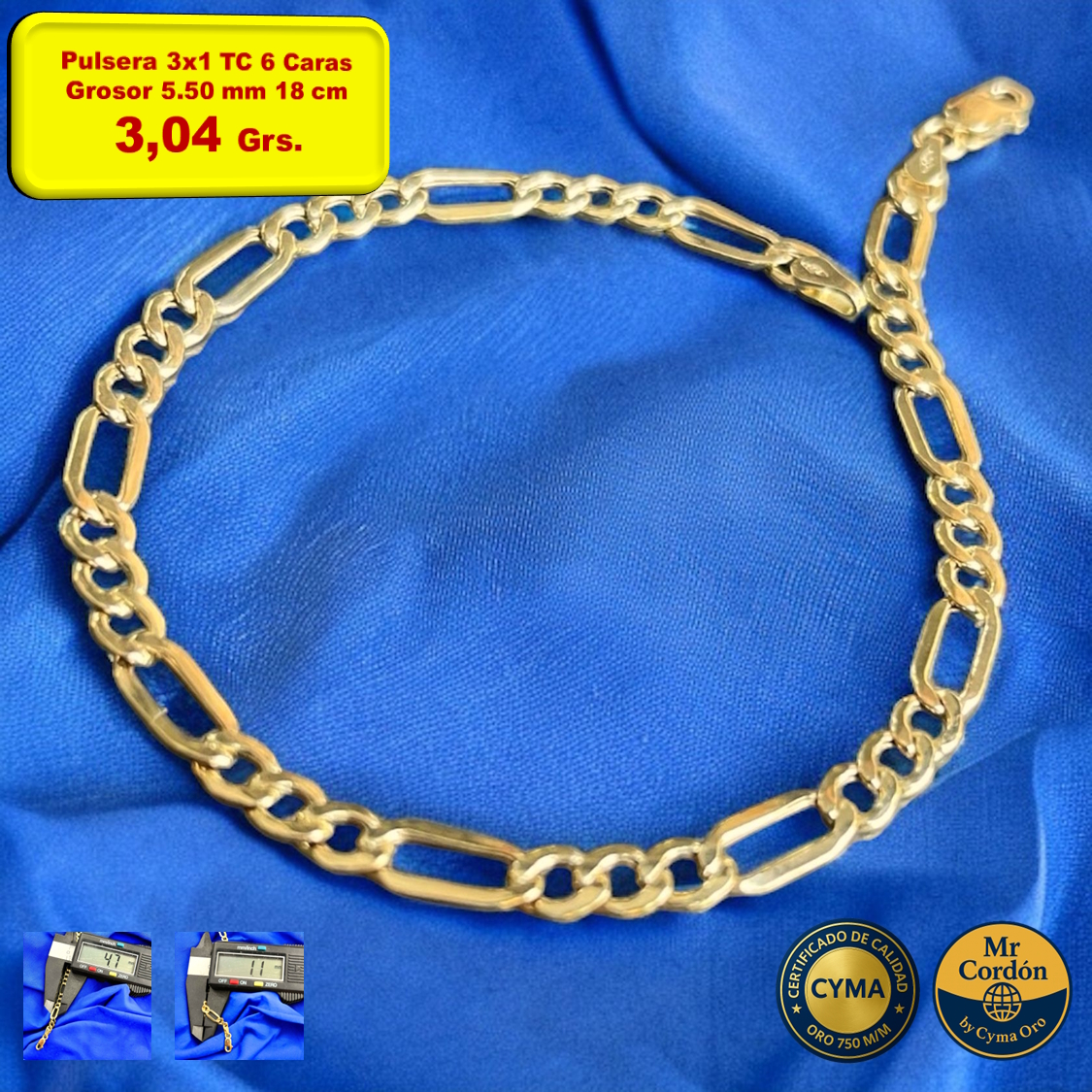 Pulsera  3X1 TC 6 CARAS