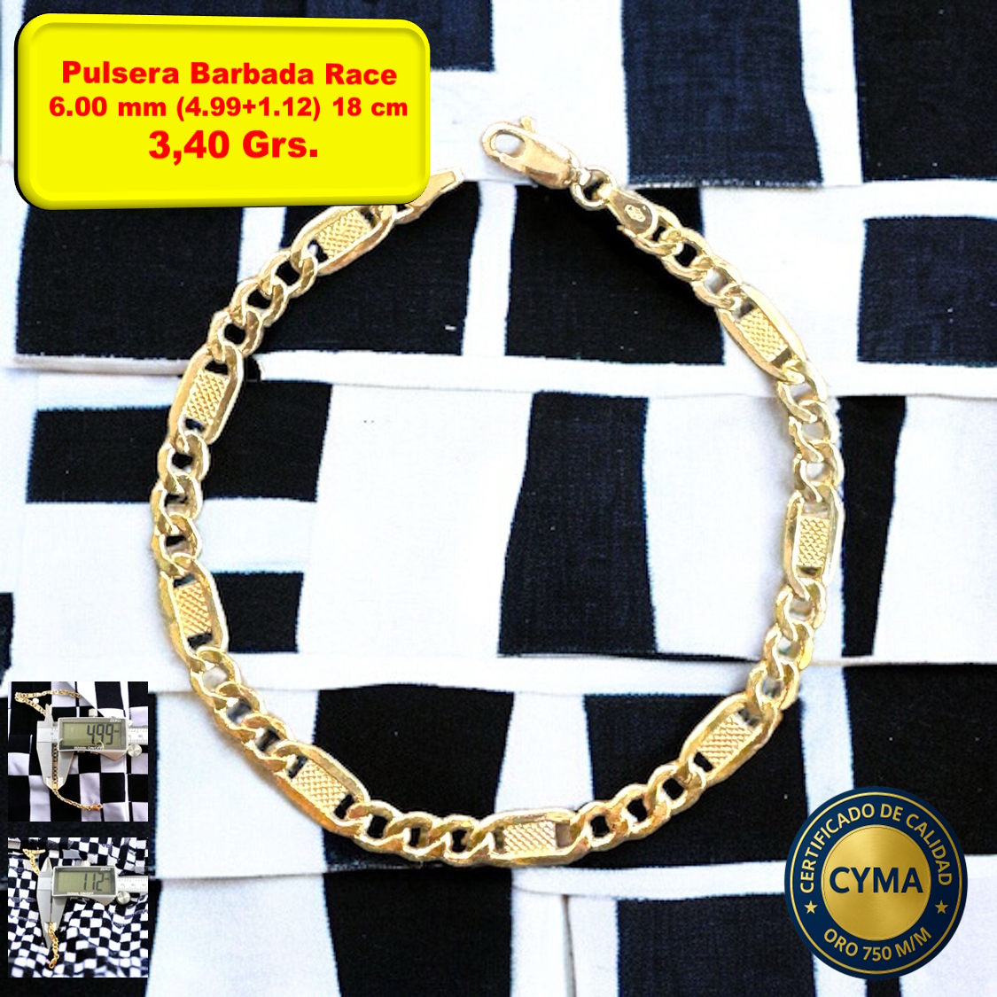 PULSERA BARBADA RACE