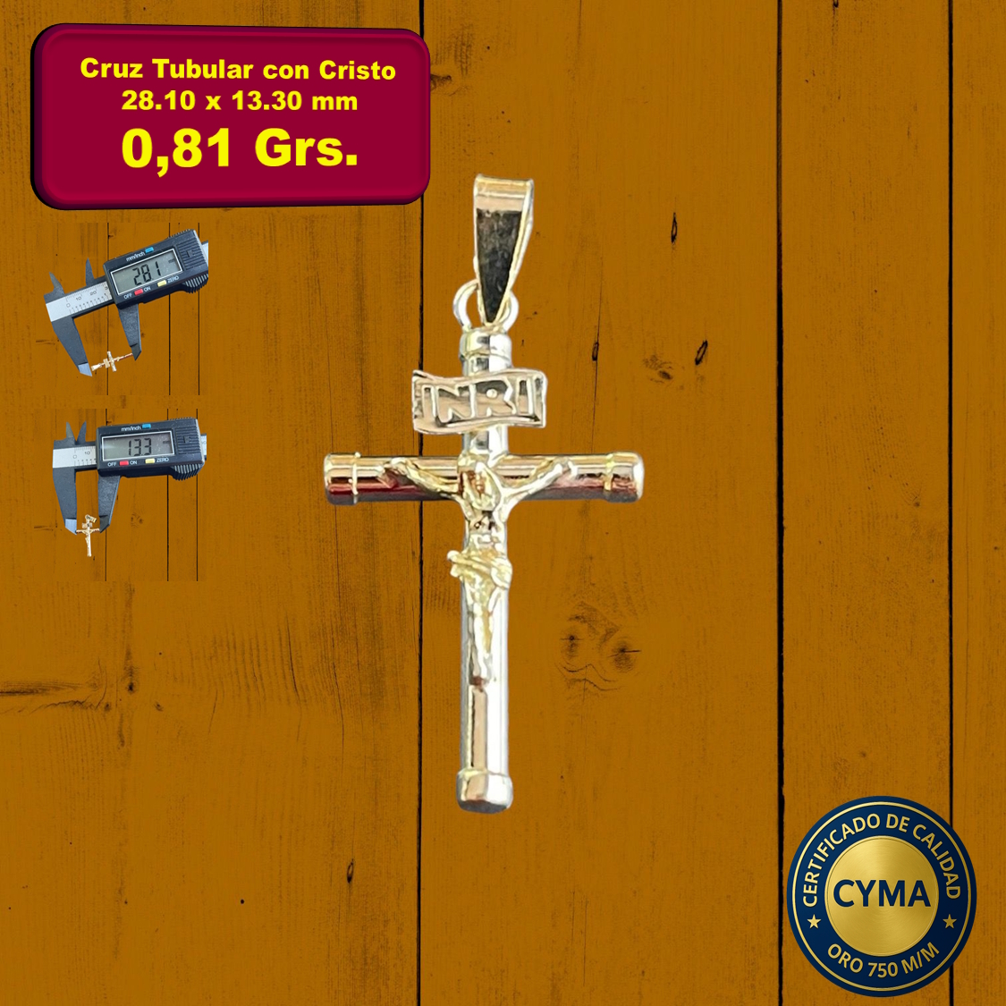 CRUZ CLÁSICA CRISTO