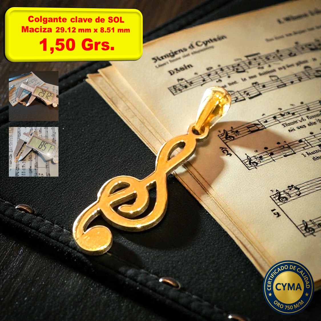COLGANTE CLAVE SOL