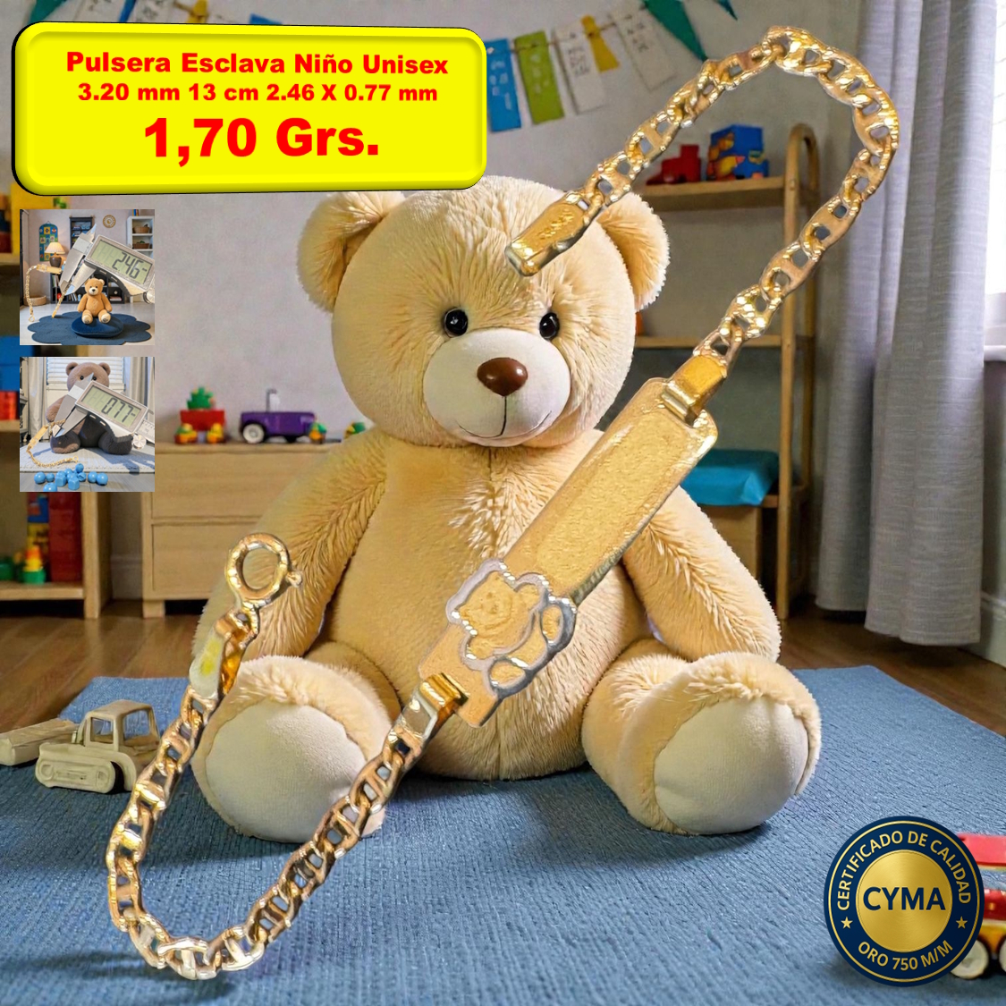 PULSERA ESCLAVA NIÑO UNISEX