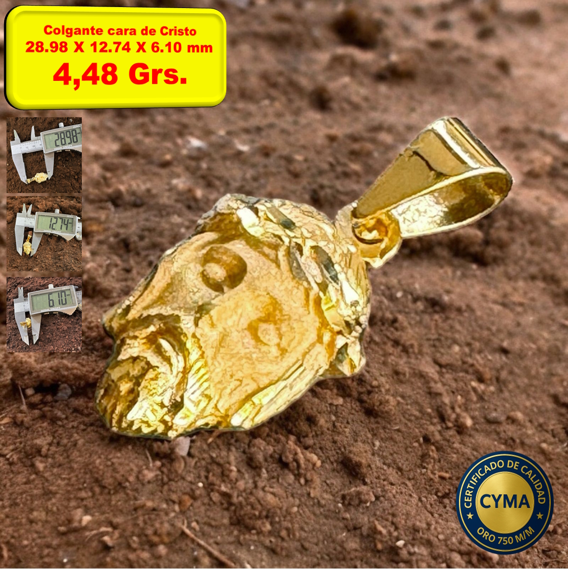 COLGANTE CARA CRISTO