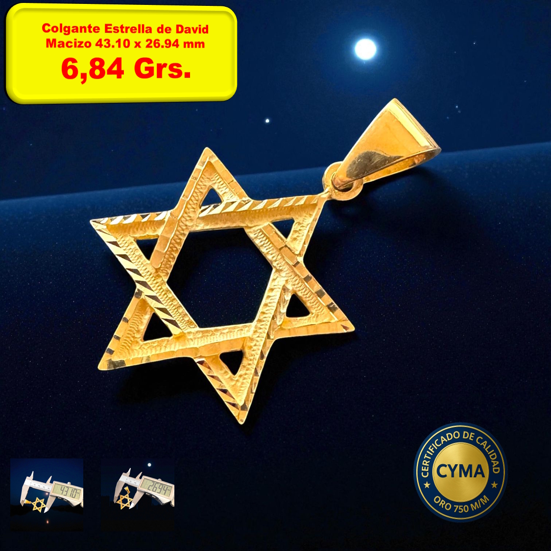 COLGANTE ESTRELLA DAVID