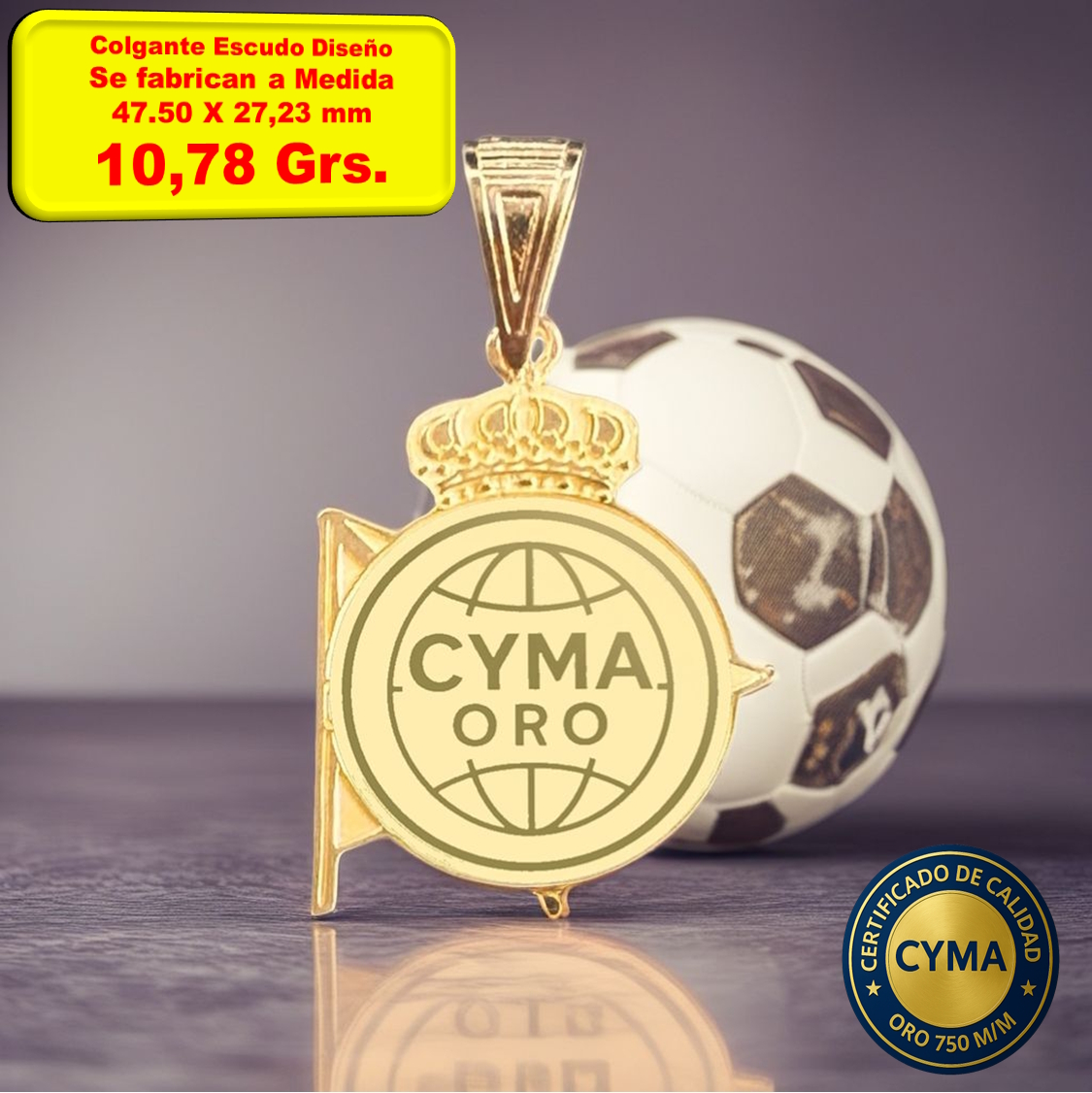 COLGANTE ESCUDO EXTRA FUERTE