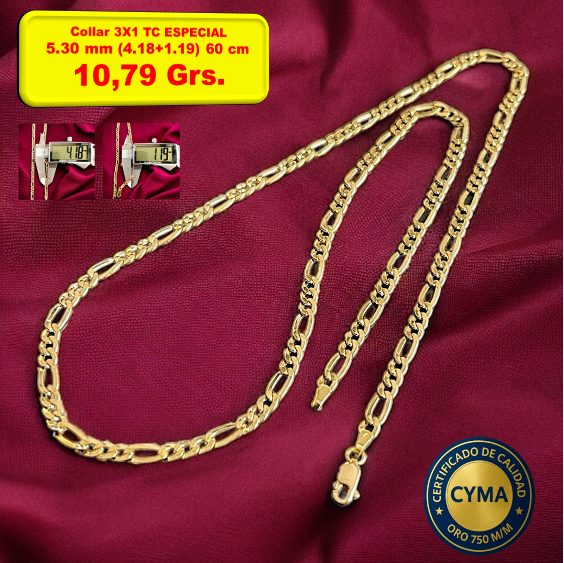 COLLAR 3X1 TC ESPECIAL