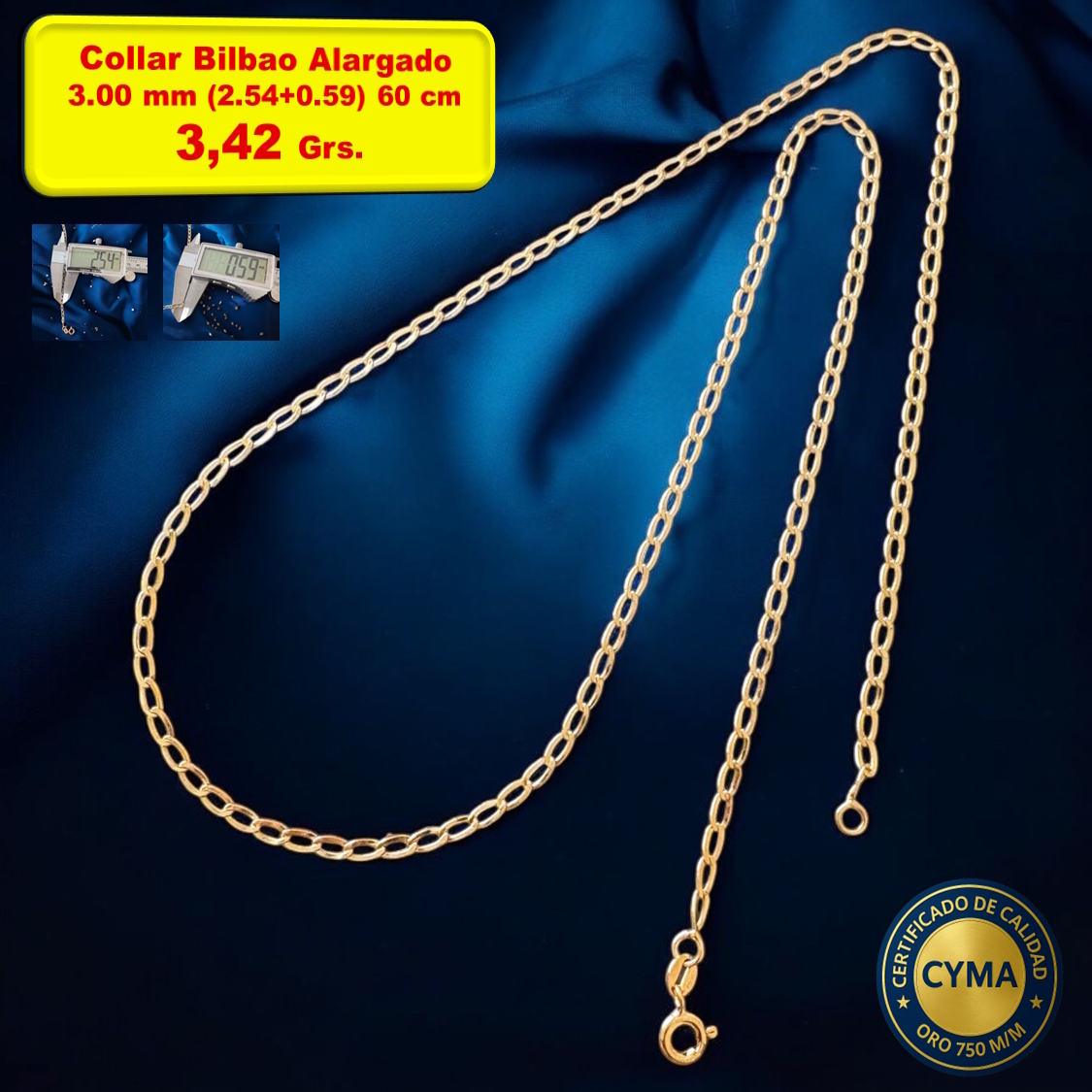 COLLAR BILBAO ALARGADO