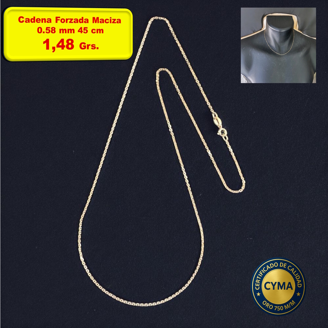 CADERNA FORZADA MACIZA M1