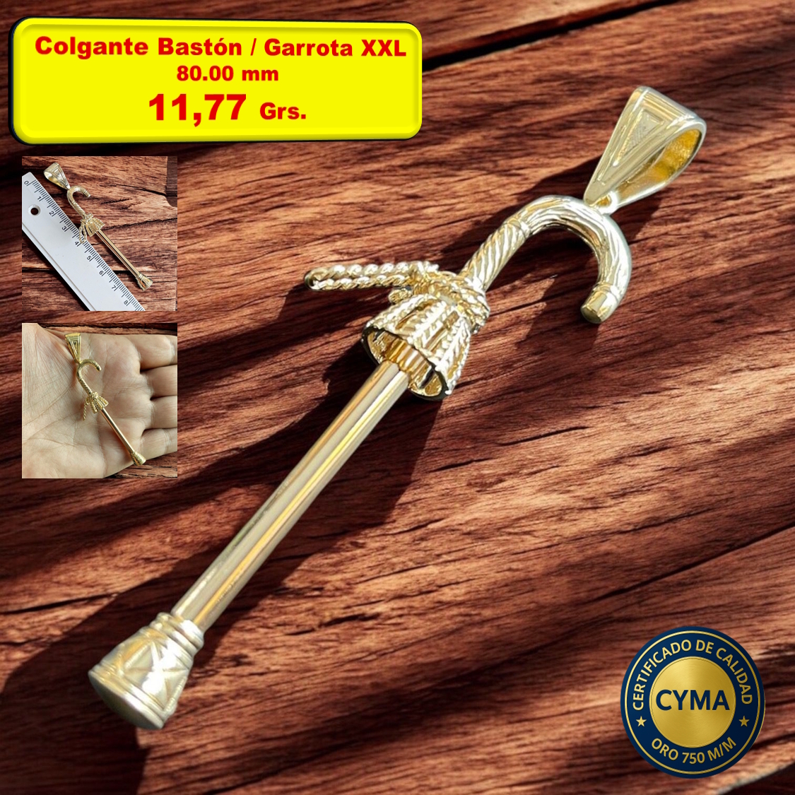 COLGANTE BASTÓN/GARROTA