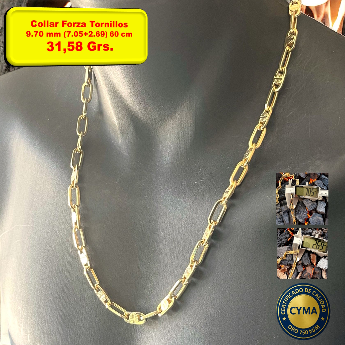 COLLAR FORZA 9 TORNILLOS