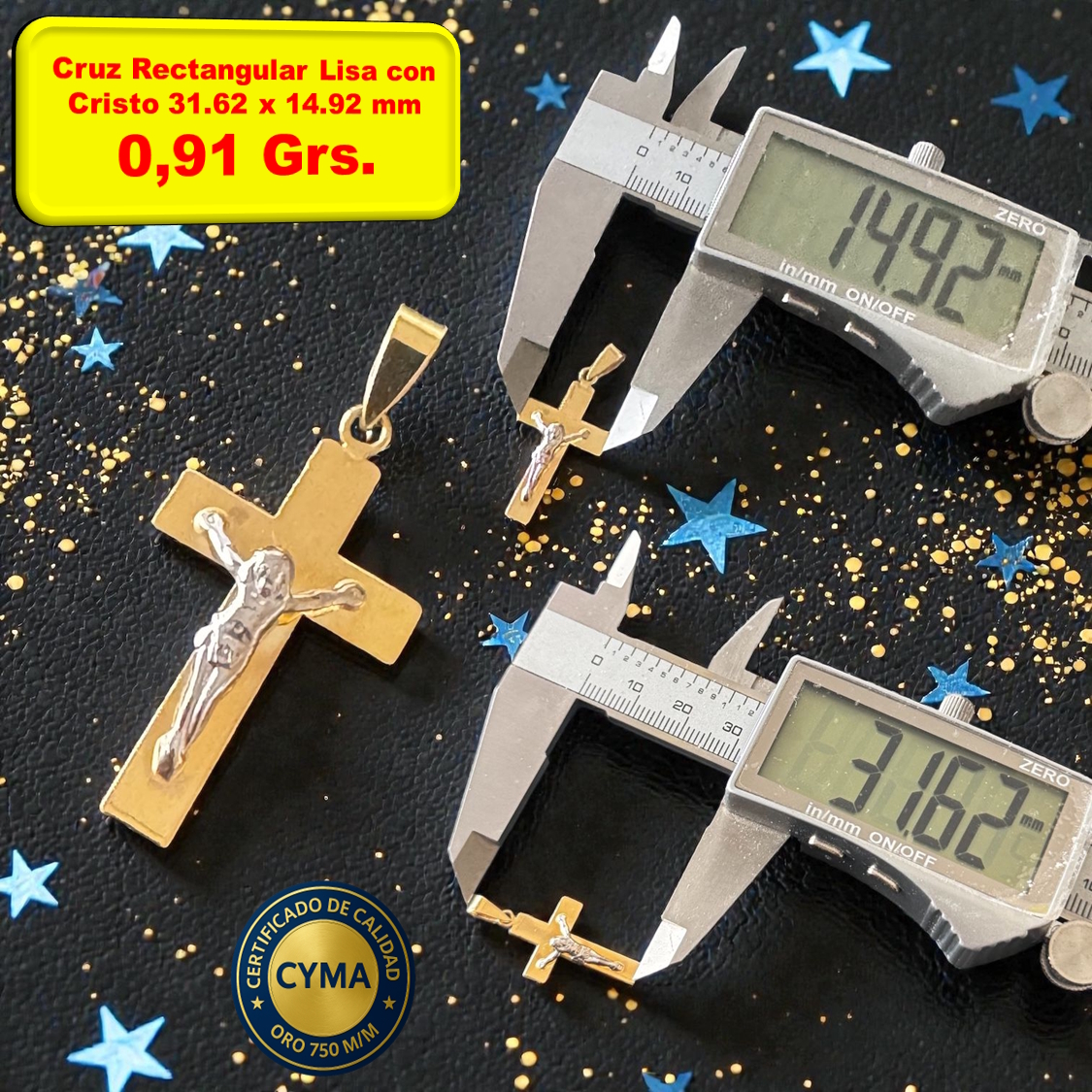 CRUZ RECTANGULAR CRISTO