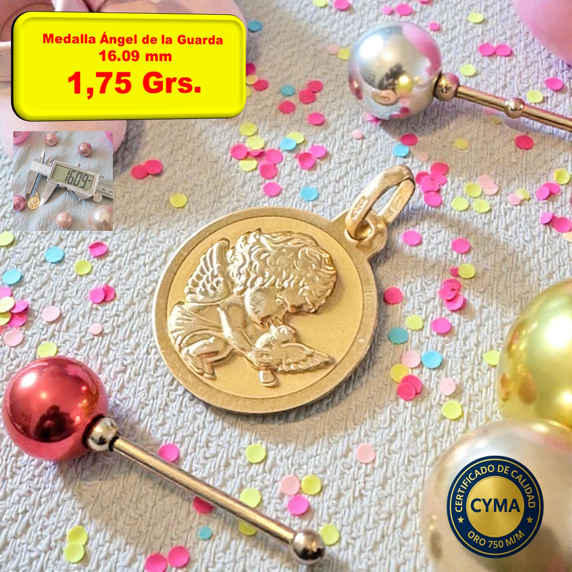 MEDALLA ANGEL DE LA GUARDA