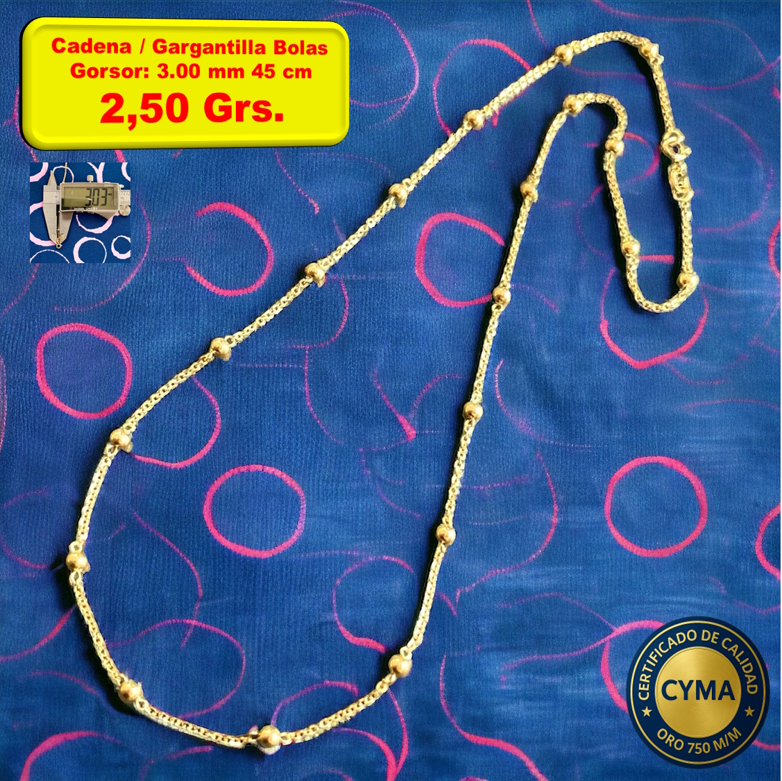 Gargantilla Bolas